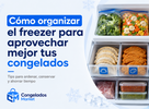 Cómo organizar el freezer para aprovechar mejor tus congelados