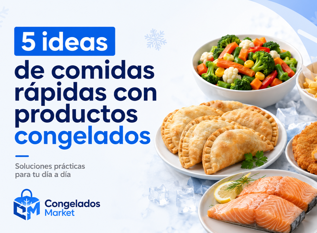 5 ideas de comidas rápidas con productos congelados