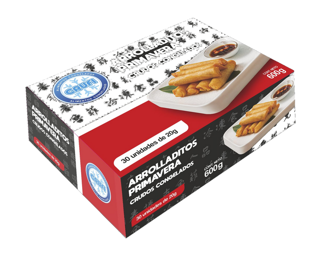 Crufi Arrolladitos Primavera Crudos Congelados 600 g
