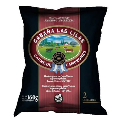 Hamburguesa CABAÑA LAS LILAS (2 un. ) 160gr