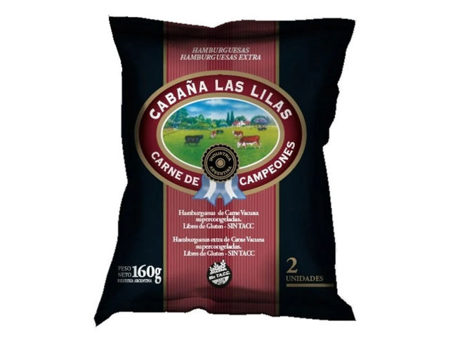 Hamburguesa CABAÑA LAS LILAS (2 un. ) 160gr