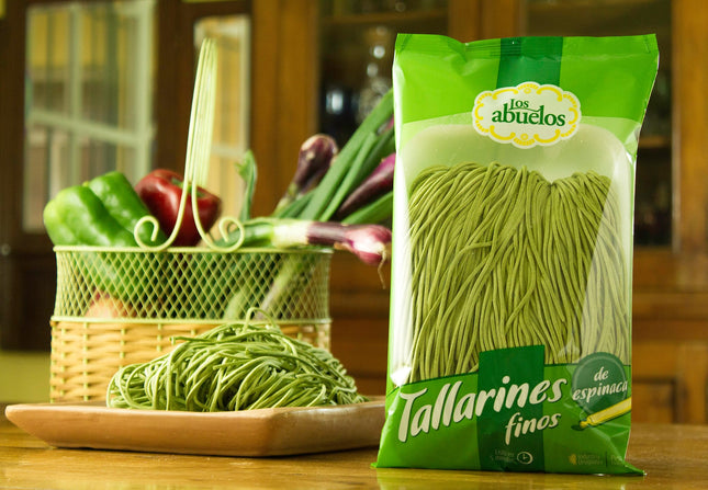 Tallarines de Espinaca x 500g Los Abuelos