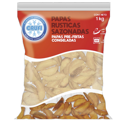 Papas Rusticas Sazonadas Crufi 1 Kg
