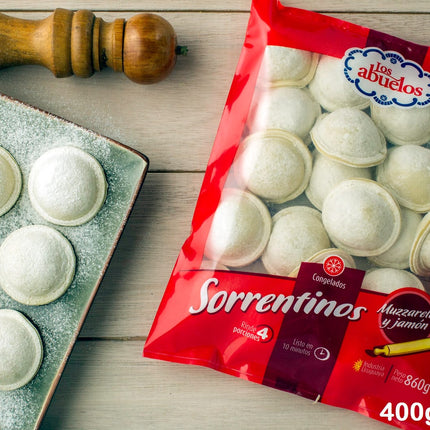 Sorrentino Muzzarella y Jamon x 860g Los Abuelos