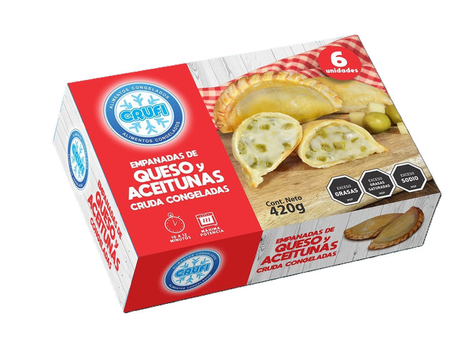 Empanadas Queso y Aceitunas x 6 uni