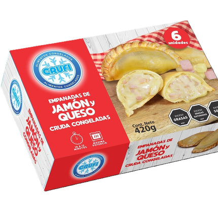 Empanadas Jamón y Queso x 6 uni