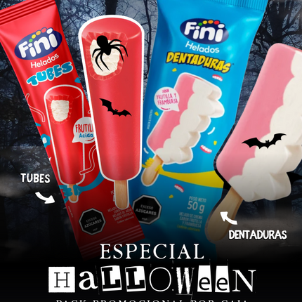 Pack halloween tubes & dentaduras